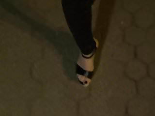 High Heels, Fetish, Wedges, Footjob