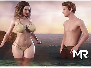  video: TreasureOfNadia - Beach Cum On Mature Body E2 #79