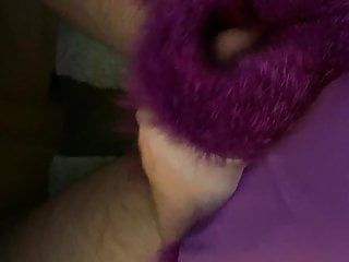 Enjoying a fur scarf 1...
