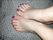 Lovely Wife feet tease