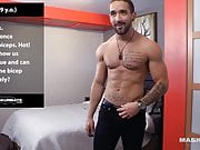 Straight French Canadian Muscle Hunk & His Webcam Solo
